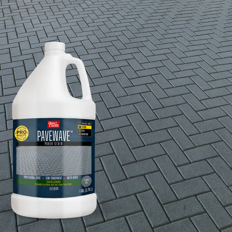 PaveWave water-based stain for concrete pavers