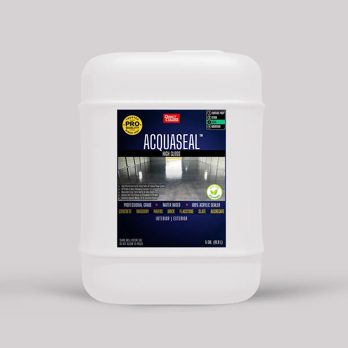 AcquaSeal™ Water Based Acrylic Concrete Sealer