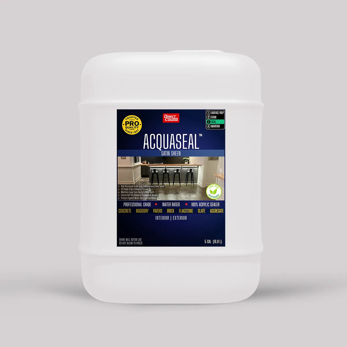 AcquaSeal™ Water Based Acrylic Concrete Sealer