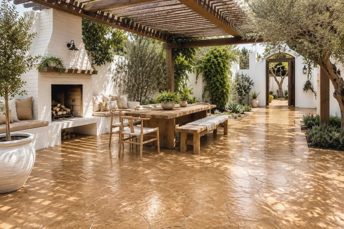 Staining Your Patio