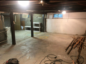 Concrete basement