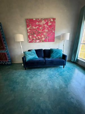 After 2 ColorWave Bedroom Navy Blue Spruce Blue Gloss