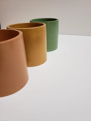 Concrete Planters by Wanda Smith