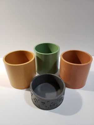 Concrete Planters by Wanda Smith