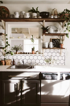 Skimcoat White Overlay Countertop