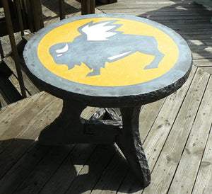 Charcoal Buffalo Concrete Table Design
