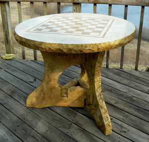 Concrete Chess Table