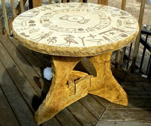 Hand-Crafted Intricate Concrete Table Design by Mark Fisher