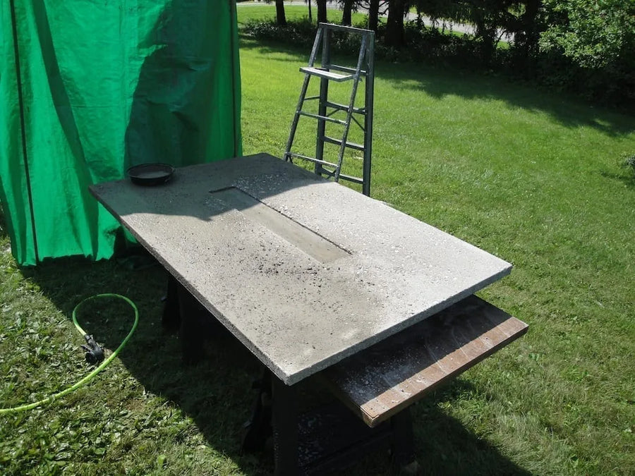 Unfinished Concrete Table