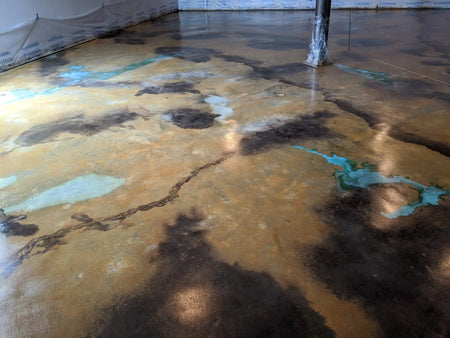 Acid Stained Concrete Floors