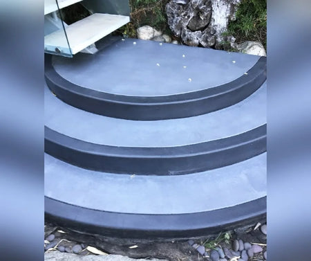 Stained Concrete Steps