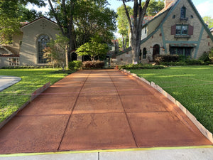 ColorWave Driveway Tangerine During