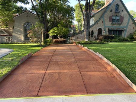 ColorWave Driveway Tangerine During