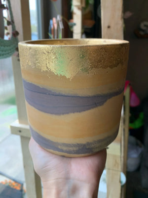 Hand-poured Concrete Pot