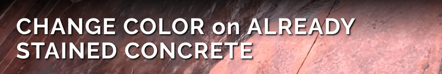 How to Change Color to Already Stained Concrete Header Image