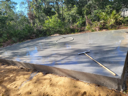 before everstain barn smooth concrete azure blue cola desert amber stain