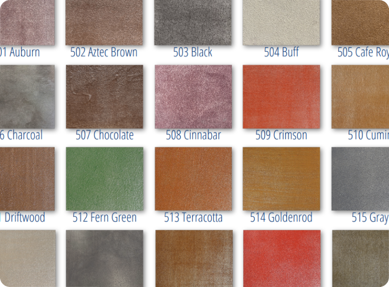 Antiquing™ Color Chart