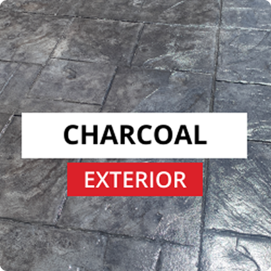 Outdoor Concrete Stained Charcoal