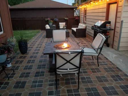 Acid Stained Concrete Pavers