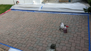 Taping edge to avoid overspray
