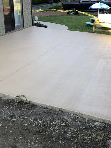 Stained Concrete Patio - Khaki