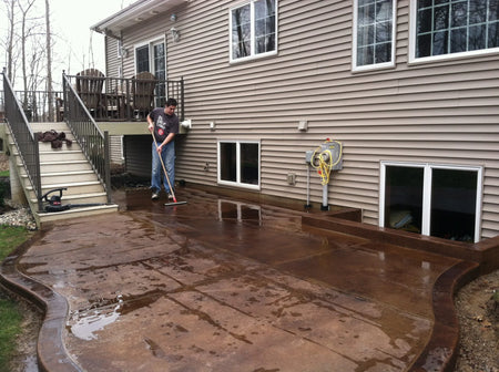 Stained Concrete Patio