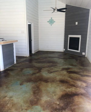 Stained Concrete Patio