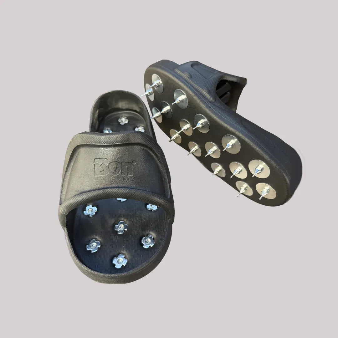 CreteClogs™ Slip-On Pro Spiked Shoes for Stains, Sealers, Epoxy & Overlays