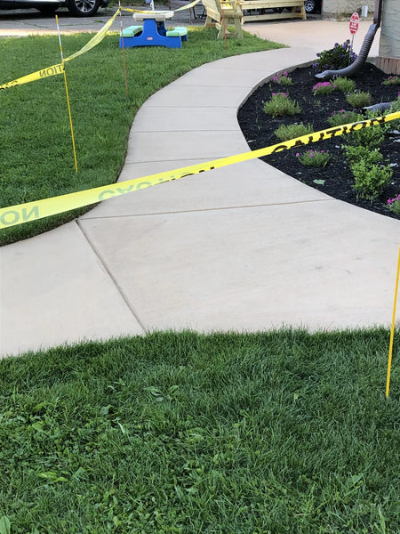 Stained Concrete Walkway