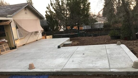Before Staining Concrete Driveway Before Staining