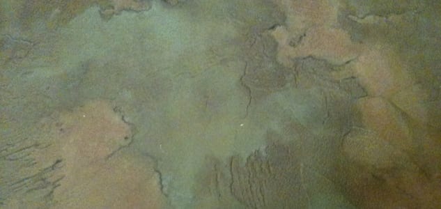 Acid Stain Floor with No Shine