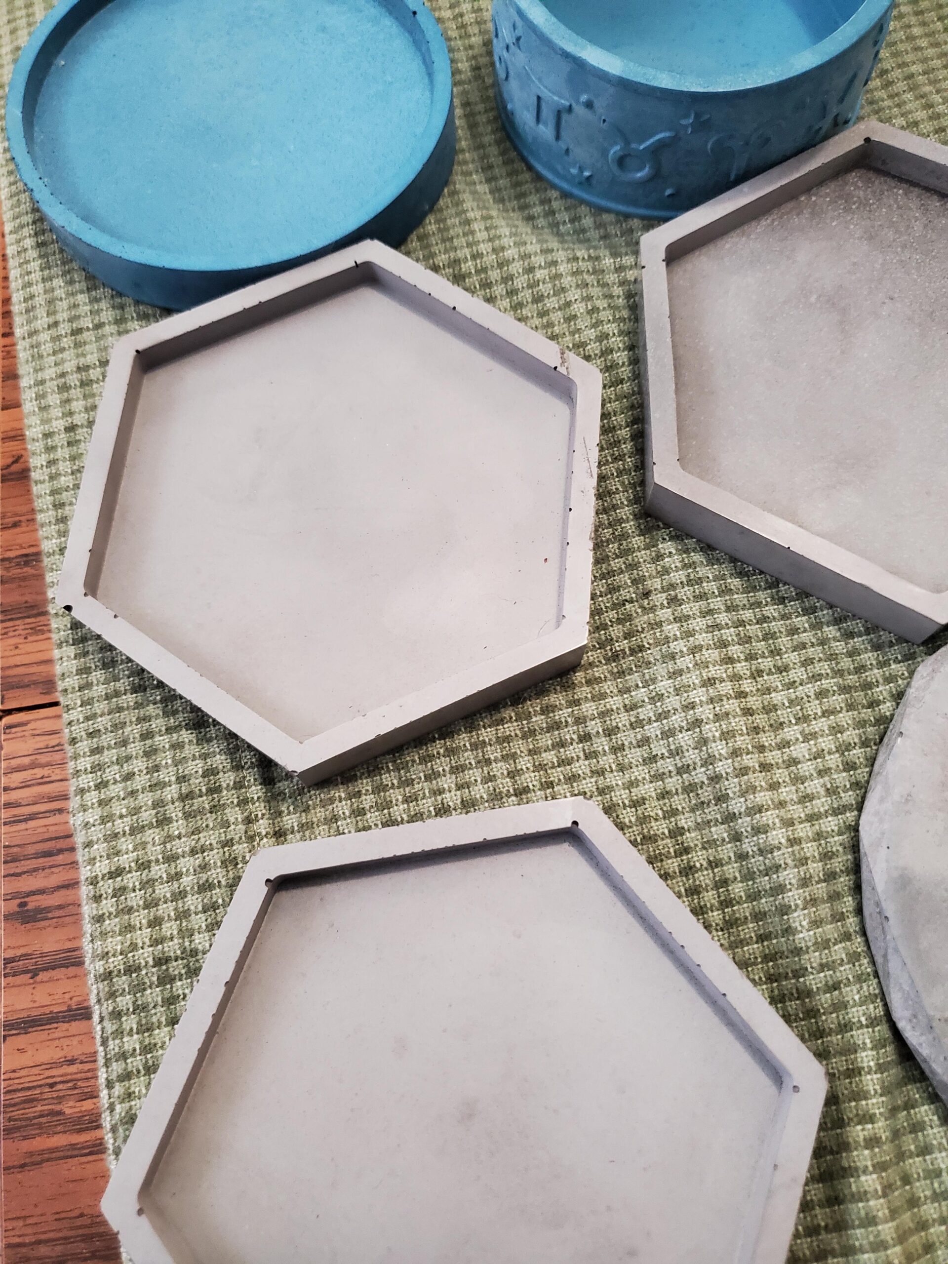 Concrete Plates by Janice M