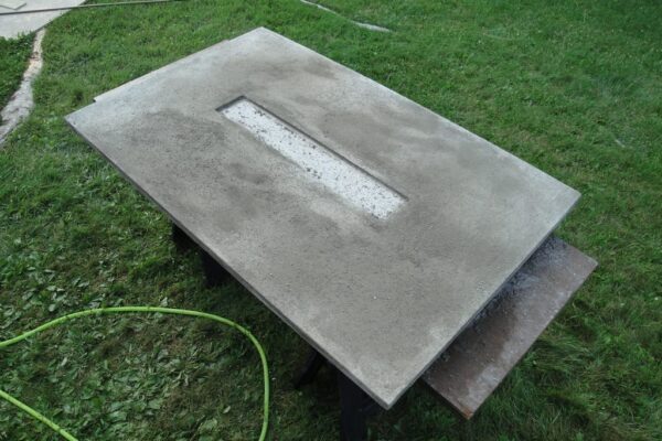 Concrete Table Fire Pit Form