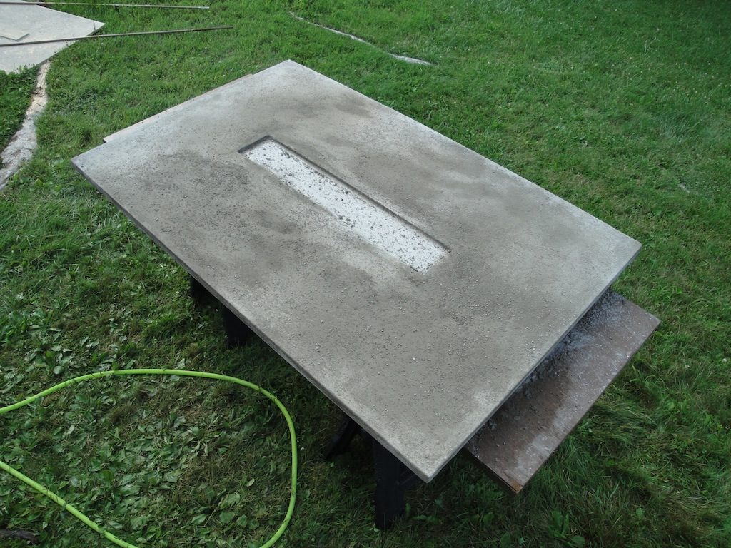Concrete Table Fire Pit Form