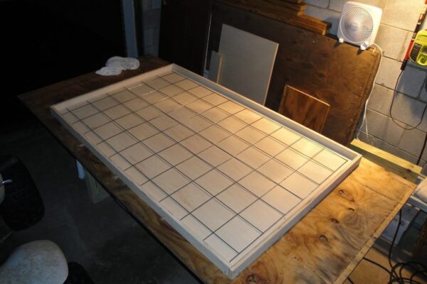 Concrete Table Form with Reinforcement