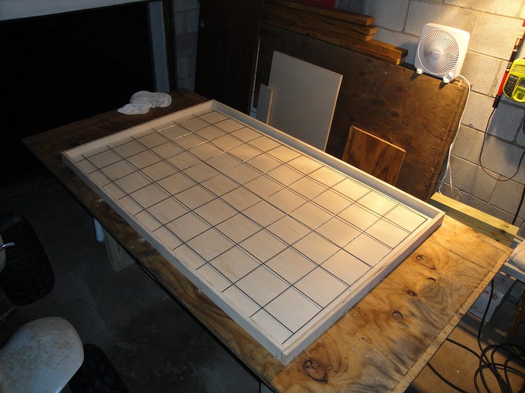 Concrete Table Form with Reinforcement