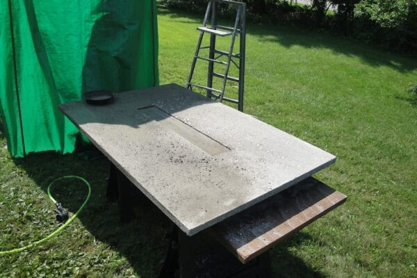 Unfinished Concrete Table