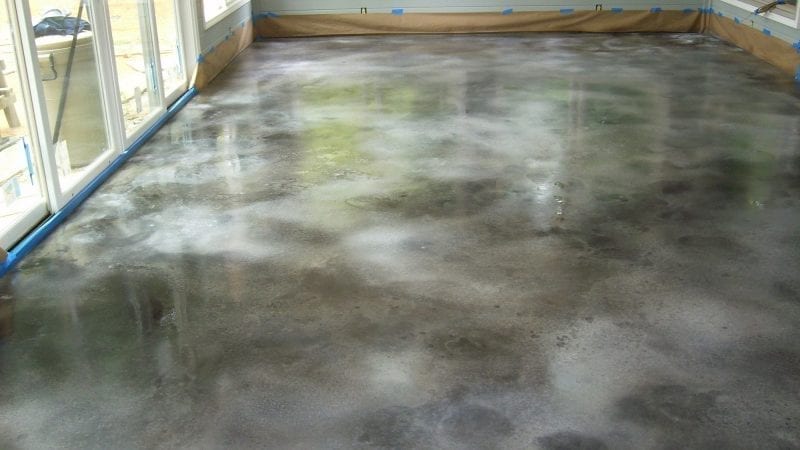 Polished Concrete Floor Look On A Budget Direct Colors