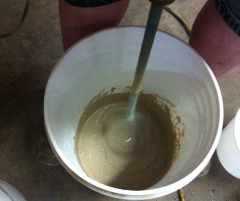Mixing Concrete Countertop Mix Mixing Concrete Countertop Mix