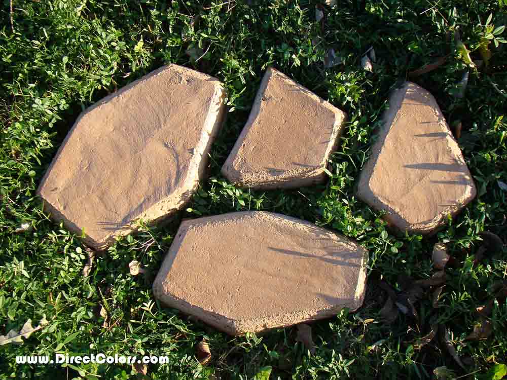 How To Make Concrete Stepping Stones Direct Colors