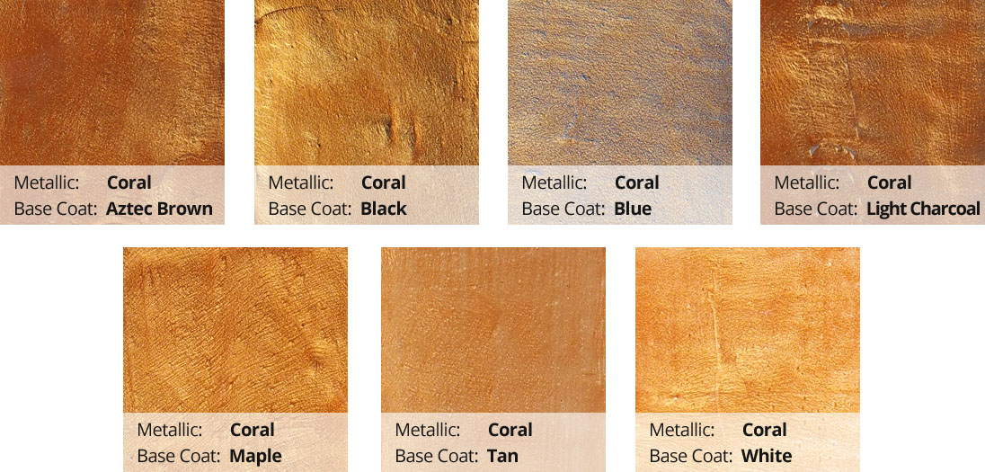Metallic Epoxy Concrete Countertop Sealer Direct Colors