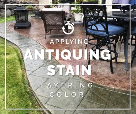 Concrete Patio Staining Made Easy Direct Colors