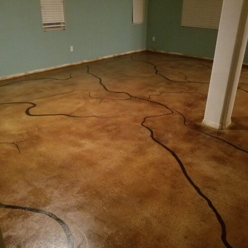 Acid Stain Flooring Design