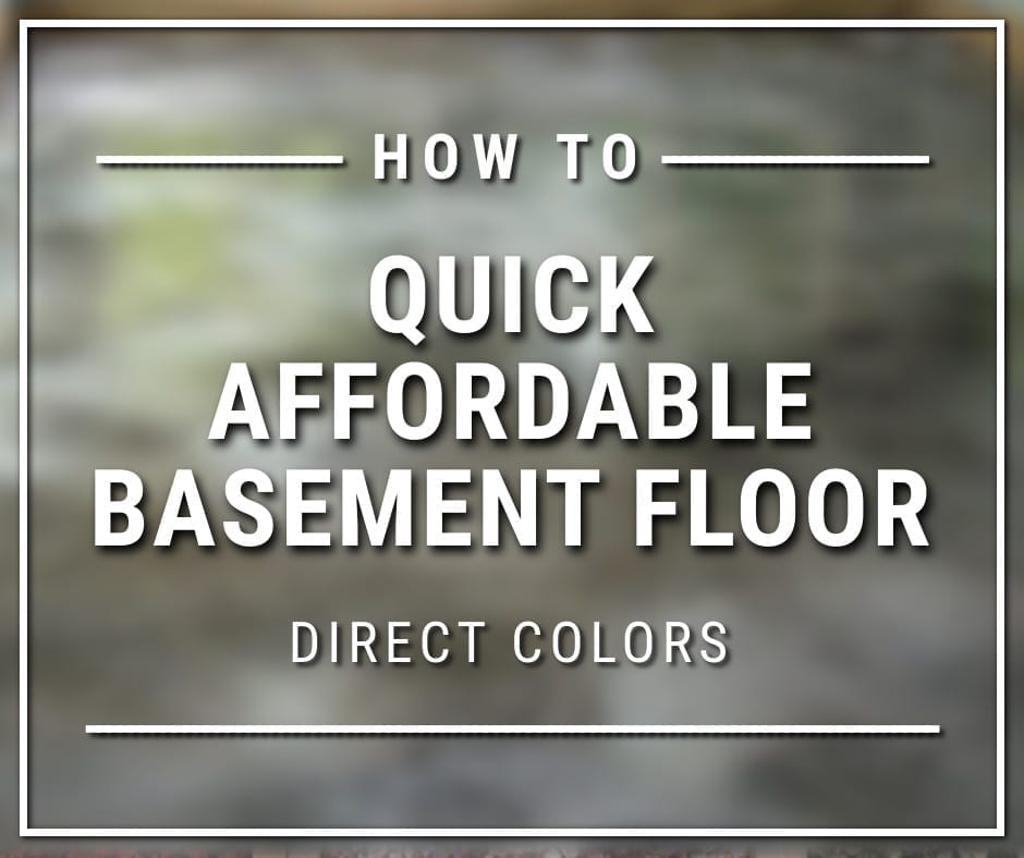 Quick Affordable Basement Flooring Options Direct Colors