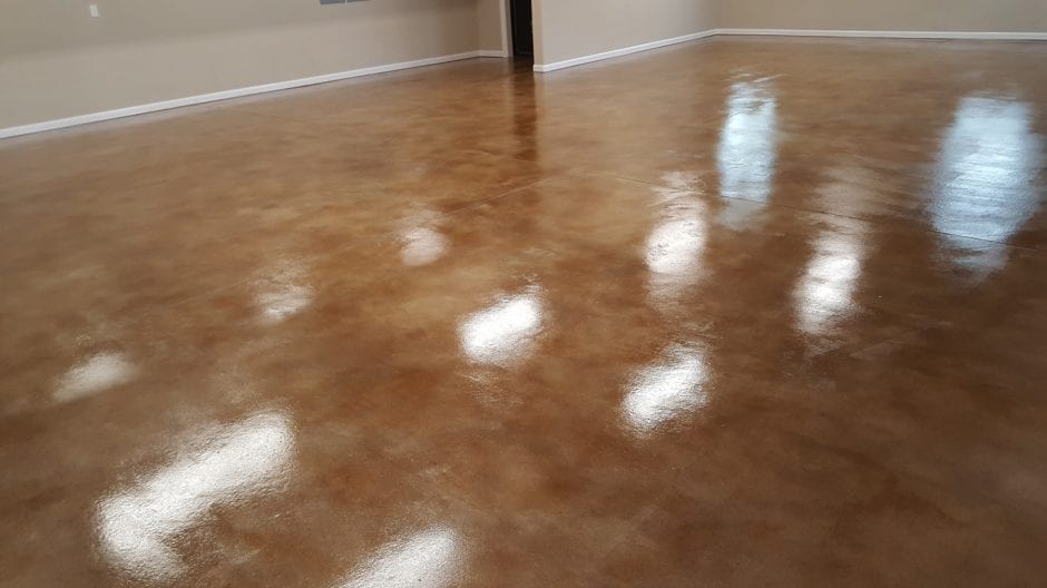 Polyurethane Sealed Garage Floor