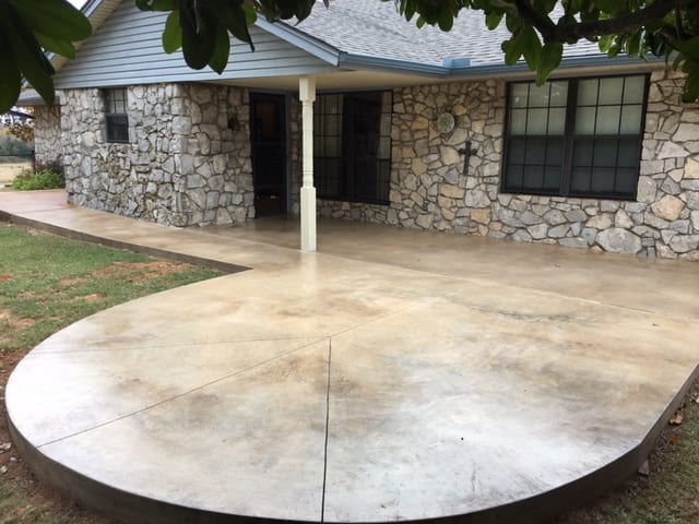 Stained Concrete Patio