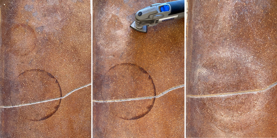 Remove Rust on Concrete Stain