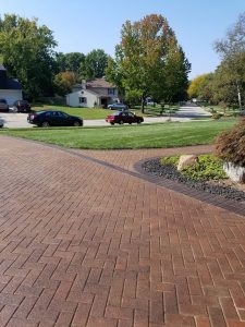 Acid Stained Concrete Paver Driveway - Copy
