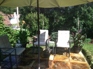 Acid Stain Concrete Pavers