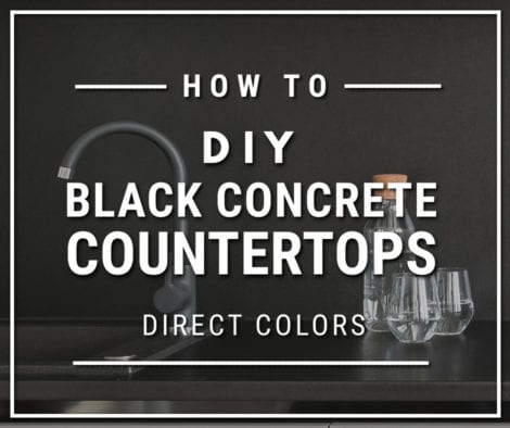 White Concrete Countertop Integral Pigment Direct Colors